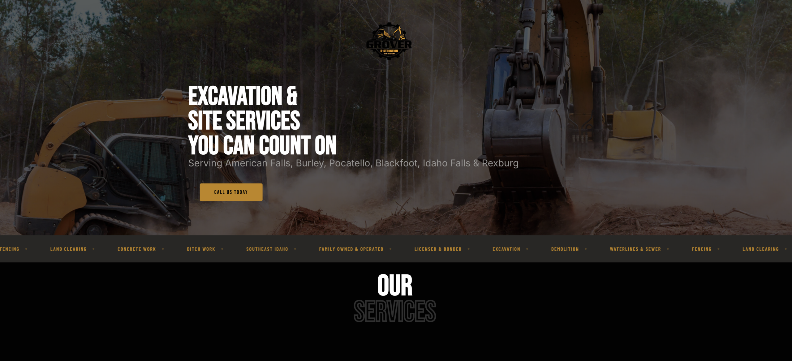 Grover D-Struction website